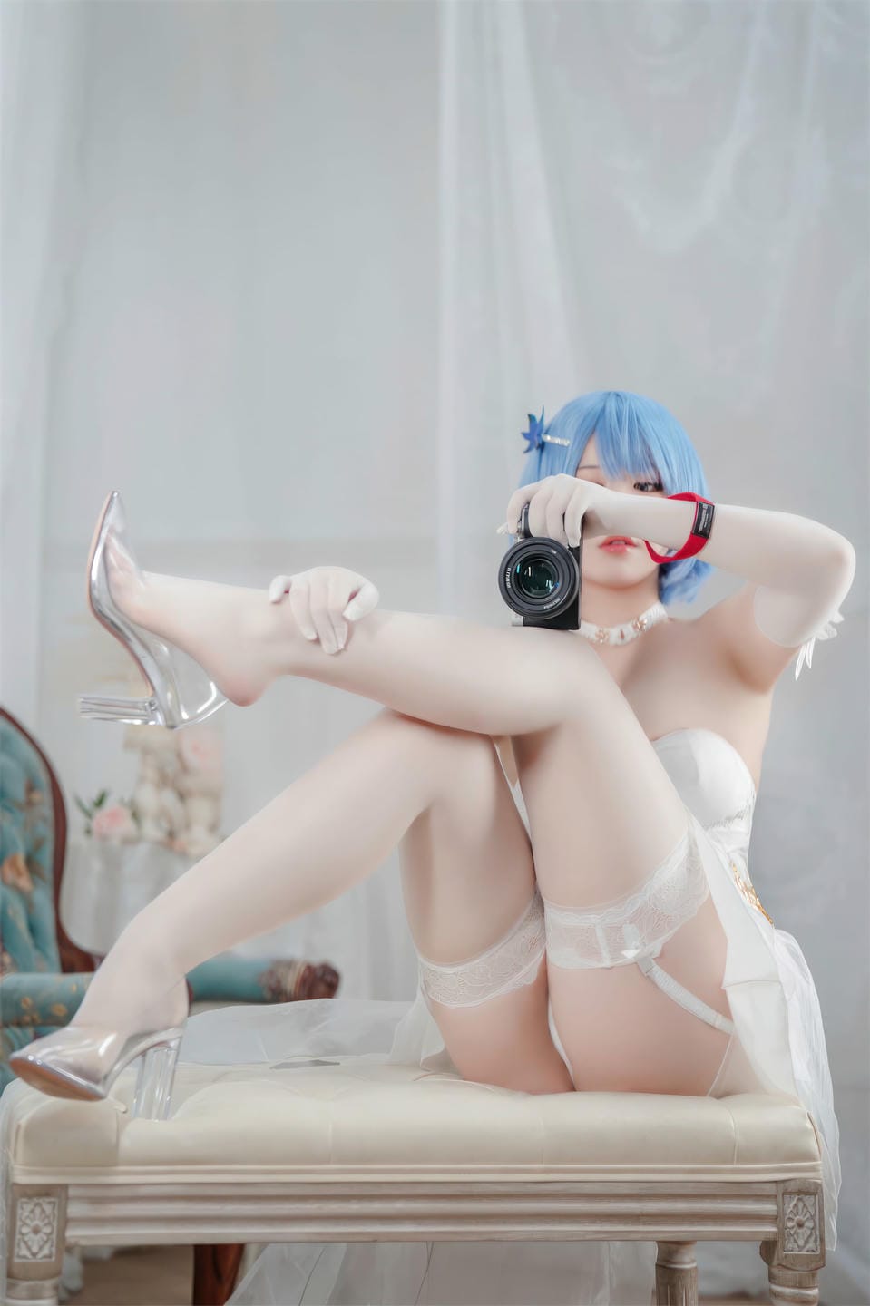 半半子 - 碧蓝航线 恰巴耶夫 白骑兵的旋律 礼服 [64P2V-306M] 1 (56).jpg